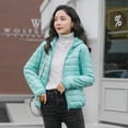 thumbnail image 1 of Chaqueta de plumón ligera Chaqueta corta con capucha de plumón de pato blanco para mujer Chaqueta corta para mujer, 1 of 6