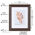 thumbnail image 7 of FungYuan 2PACK 8x10 Wood Picture Frame , Display Photo 8x10 Matted to 5x7 Wall Frame, Brown, 7 of 7