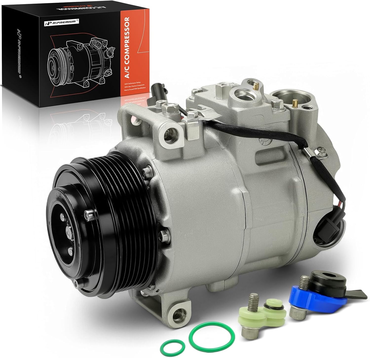New York-Diesel Kiki-Zexel-Seltec DKS15BH Compressor w/ Clutch