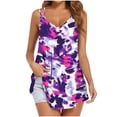thumbnail image 2 of Uootdi Women's Tank Tops Spaghetti Strap Sleeveless Floral Print V Neck Tops Summer Soft Loose Casual Tanks Gift, 2 of 5