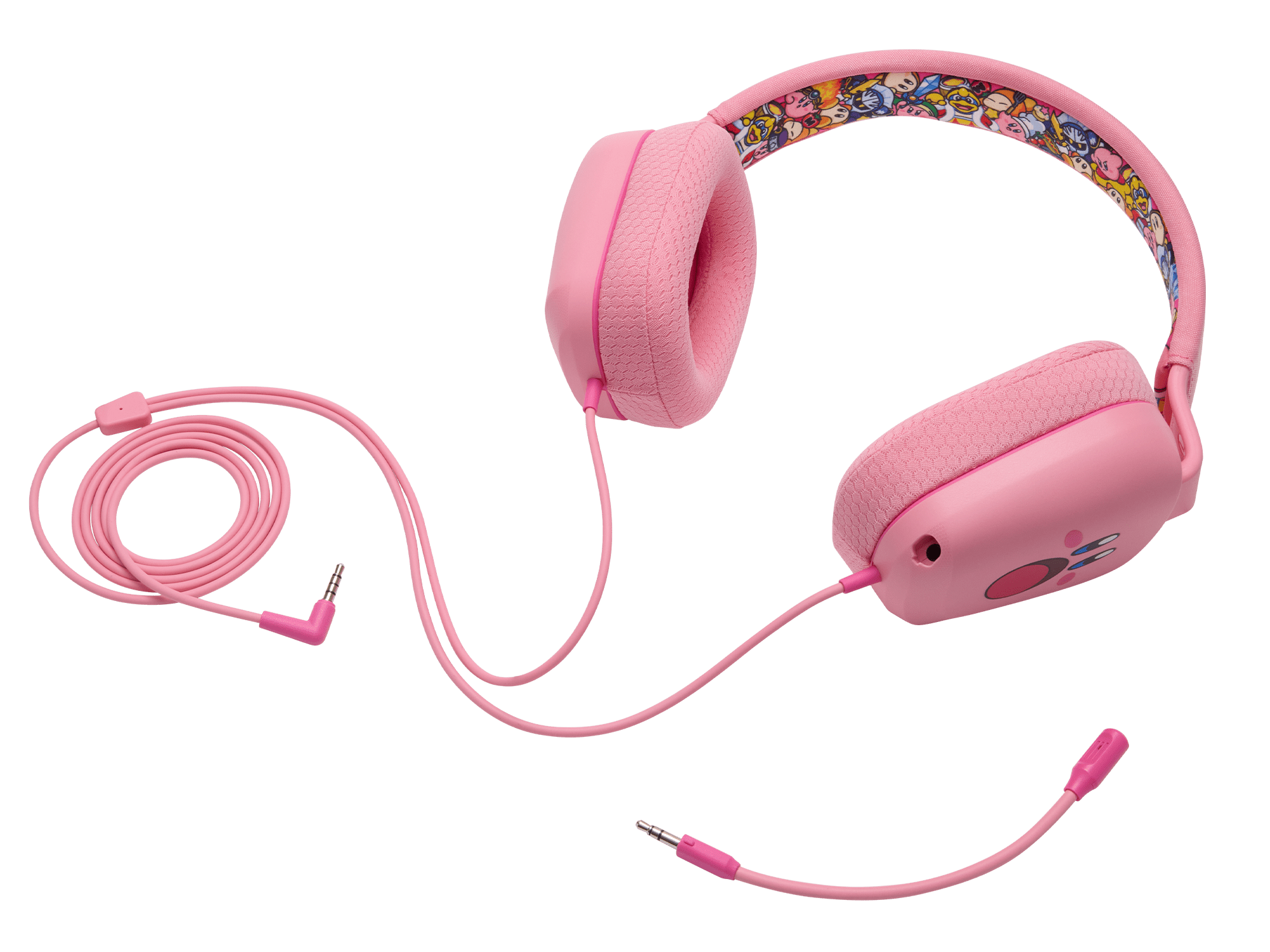 PowerA Wired Stereo Headset for Nintendo Switch - Kirby Mouthful
