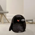 thumbnail image 4 of Juguetes de peluche de dibujos animados, almohadas de muñeco bebé, muñeco de peluche cómodo y suave. 35cm Negro, 4 of 7