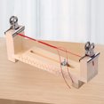 thumbnail image 4 of Herramienta creativa para trenzado de cuerda, longitud ajustable de madera para hacer soporte para collar, 4 of 7