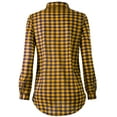 thumbnail image 3 of Doublju Women's Plaid Flannel Button Down Shirts (Plus Size Available), 3 of 4