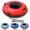 Red, variant on GoSports 44 inch Heavy Duty Winter Snow Tube with Premium Canvas Cover - Commercial Grade Sled - Blue