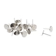 thumbnail image 5 of Uxcell 0.75''x1.18'' Upholstery Nails Tacks  Flat Head Furniture Nails Pins Iron Silver Tone 100Pcs, 5 of 5