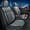 Gray49, variant on LAONNVIR Black Front Car Seat Covers,Stylish Breathable Leather Automotive Seat Protectors,Airbag Compatible Auto Interior Accessories Custom Fit for Kia Soul 2010-2025,Black&Red