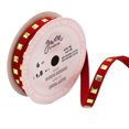 thumbnail image 4 of Gwen Studios 3/8" and 5/16" Red Studded Faux Leather Trim, 12 Yards, 4 of 4
