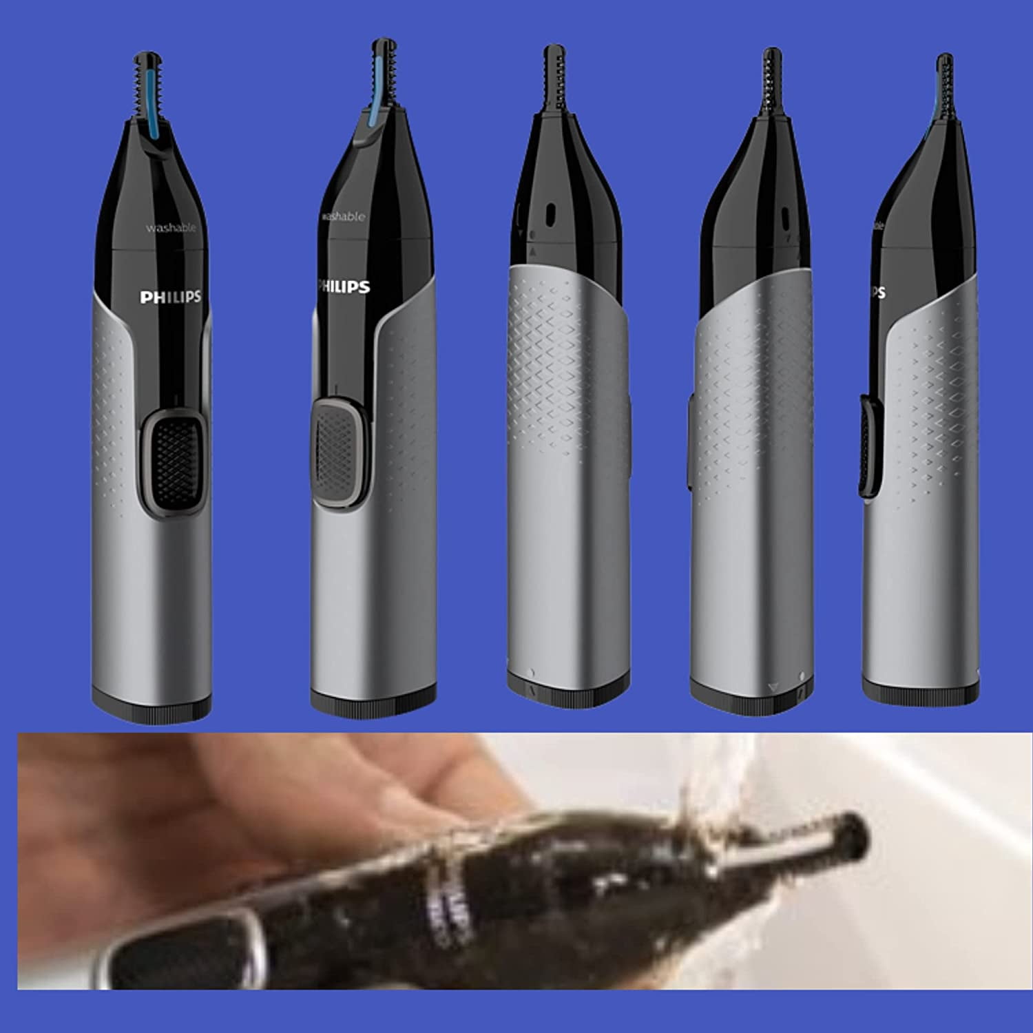 Philips Norelco 5000 Men's Hair Face Trimmer for Nose, Ear