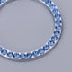 thumbnail image 4 of Anillo azul de la cubierta de la etiqueta del diamante del cristal del botón de parada del arranque del motor del coche Cola Anillo de encendido del botón de arranque del automóvil, 4 of 8