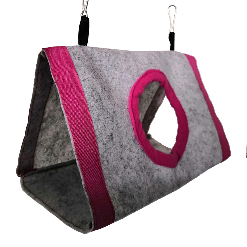 Walbest Bird Bed,Bird Nest Bed Keep Warm Shed Hut Breathable Triangle