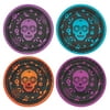 Metallic Day Of The Dead Dinner Plates - Party Supplies - 8 Pieces