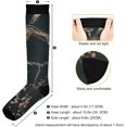 thumbnail image 3 of 1 Pair Beautiful Tree Flowers Compression Socks 20-30mmHg Knee High Women Socks Tube Athletic Stockings for Men Sport Soccer Running Cycling Medical Nurse Winter Travel Gift, 3 of 7