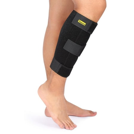 WALFRONT Compression Wrap Increases Circulation, Reduces Muscle Swelling, Calf Compression Brace Shin Splint Sleeve Support Lower Leg Wrap Muscle Fits Either Left and Right Leg US, Safe, Calf (Best Shin Compression Sleeve For Shin Splints)