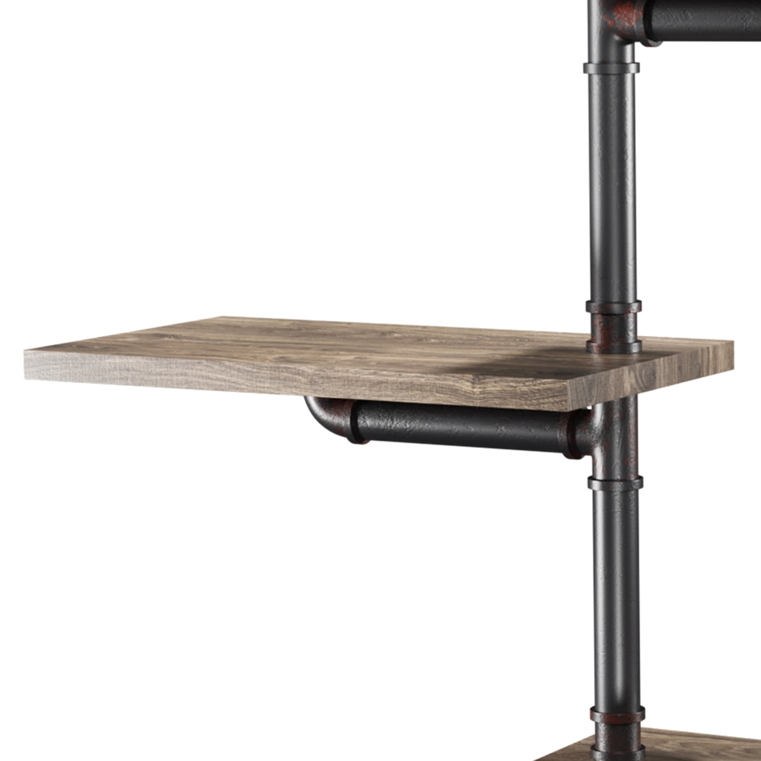 Furniture of America Austin 3-Tier Wall Shelf, Natural Tone