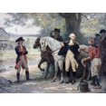 thumbnail image 2 of Ferris, Jean Leon Gerome 18x15 Black Ornate Wood Framed with Double Matting Museum Art Print Titled - Washington at Half-Way Brook, 2 of 4