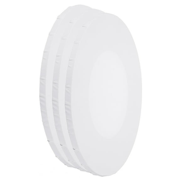 Uxcell Paint Canvases for Painting, 3 Pack 12x8 Inch Oval Wood Frame Stretched Blank Art Board Panels White