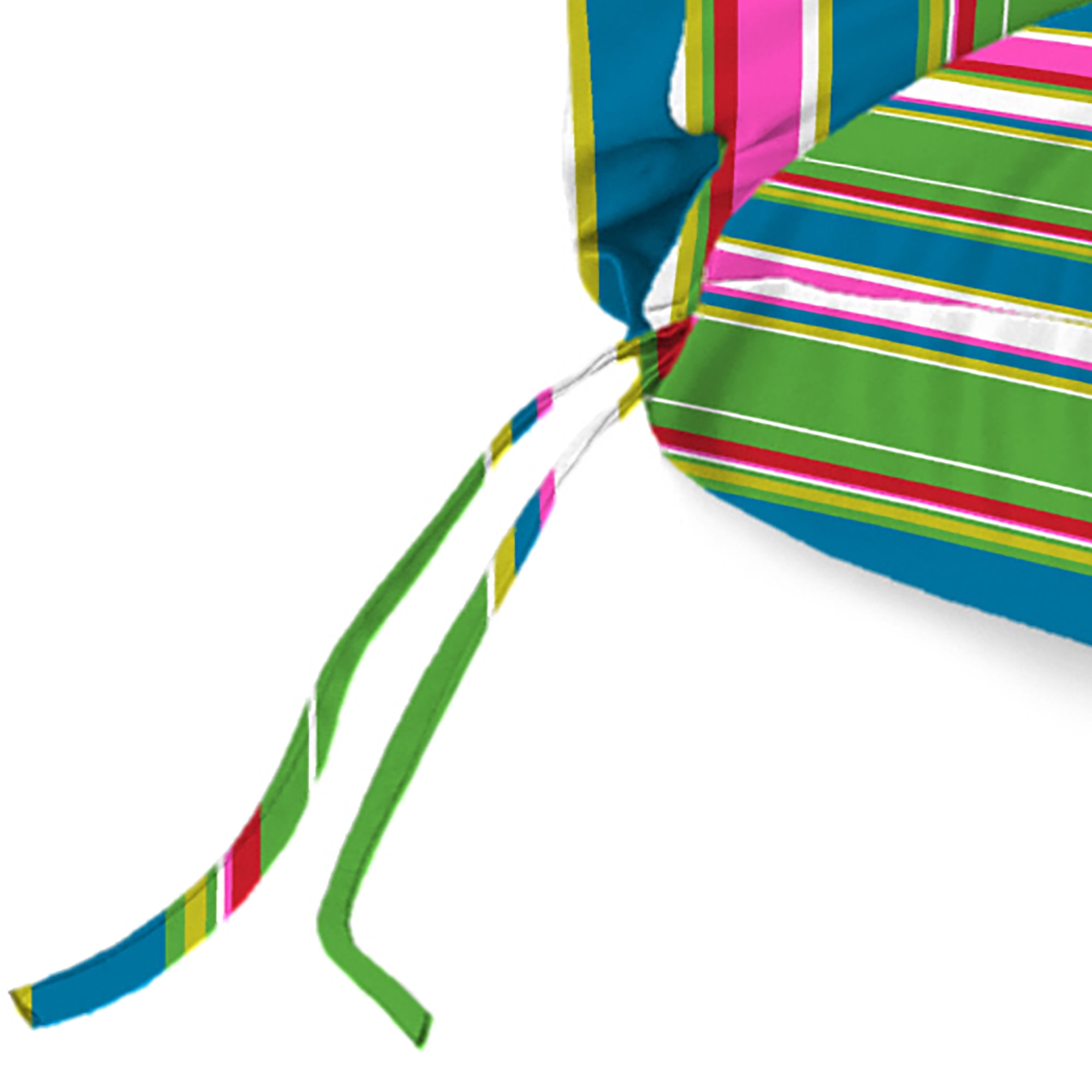 Jordan Manufacturing 74" x 22" Rectangular Outdoor Chaise Lounge Cushion with Ties and Hanger Loop