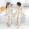 thumbnail image 1 of Conjuntos de pijamas para niños de algodón, ropa de casa de dibujos animados para niños, traje informal de manga larga para niñas, conjunto de pijamas de Navidad, ropa de dormir 2023, 1 of 2