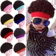 thumbnail image 2 of Novedad, peluca para niños y bebés, sombrero para fiesta, accesorios para fotos de Cosplay, peluca Afro de invierno para niño y niña, gorro rizado de pelo grande tejido 1-4t, 2 of 5