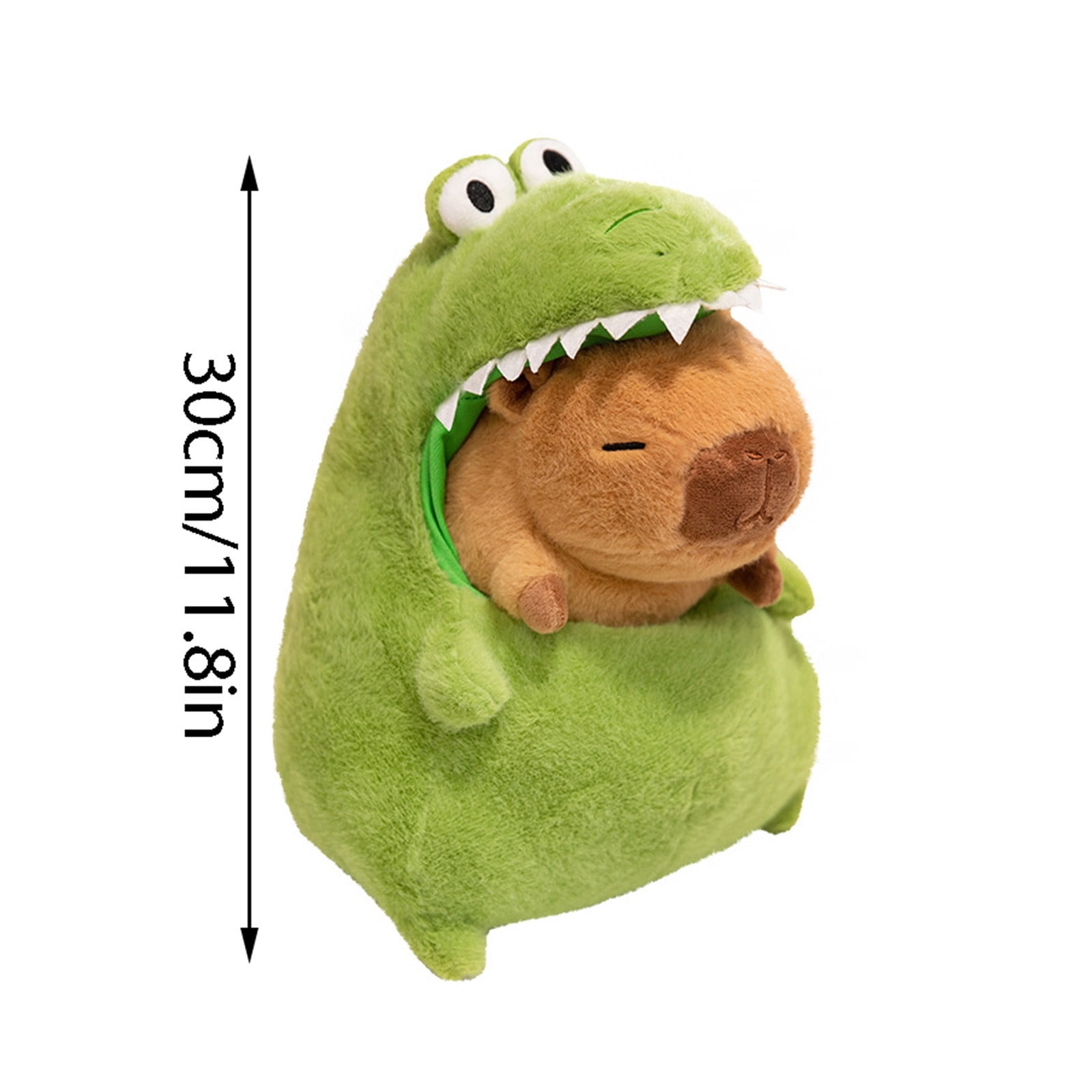 Fedpow 11.8Inch Capybara Plush Toy Cute Capybara Ultra-Soft Stuffed Animal, CapybaraStuffed Toys Capybara Stuffed Animals Multi-Use Cuddly Pillow & Birthday Gift (Shark)