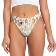 thumbnail image 1 of Fotbe Cartoon Chickens Tanga Sin Costuras para Mujer con Estampado – Panties Invisibles, Transpirables y Cómodos para Uso Diario-4X-Large, 1 of 6