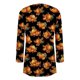 thumbnail image 4 of Cárdigan de calabaza de Halloween para mujer, manga larga, frente abierto, suéter liviano de otoño para fiestas navideñas, 4 of 5