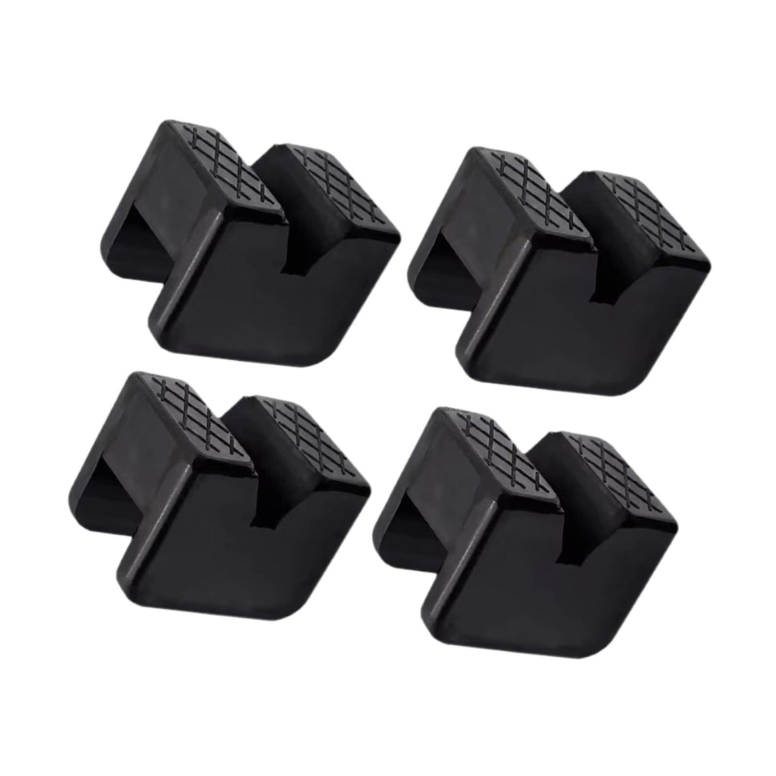 Dickly 4Pcs Jack Stand Pads Adapter Slotted Frame Stands Rail Pinch Welds Protector