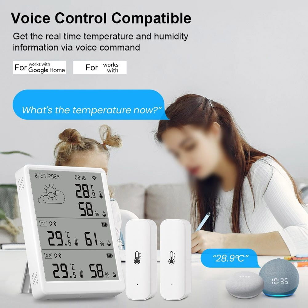 Hygrometer with Remote Monitoring and App Control Smart Thermo-Hygrometer