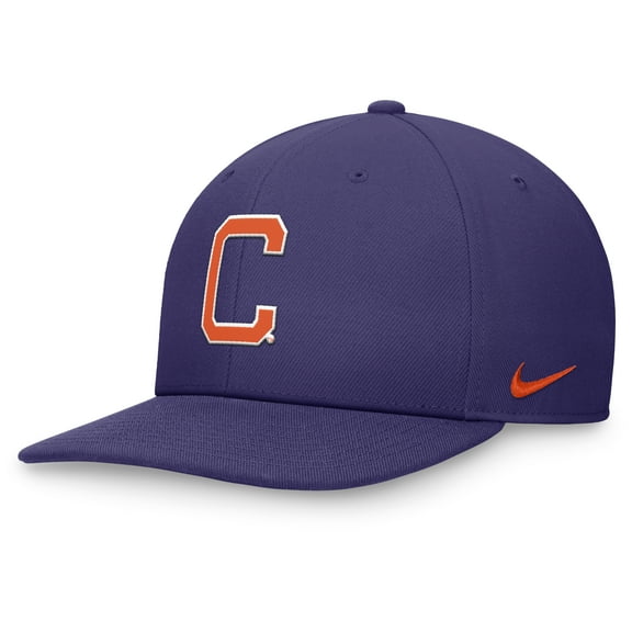 Men's Nike Purple Clemson Tigers Primetime Pro Snapback-Hat