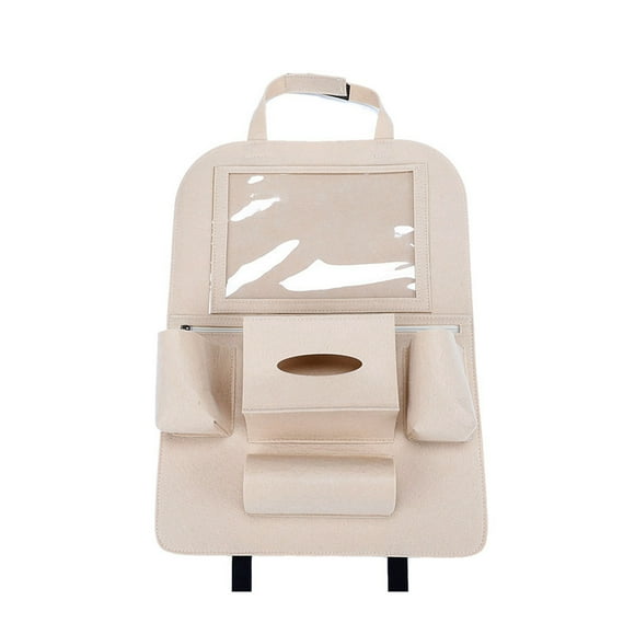 Oubit Sac de Rangement pour Siège Arrière de Voiture, Organisateur de Siège Arrière Multi-Poches