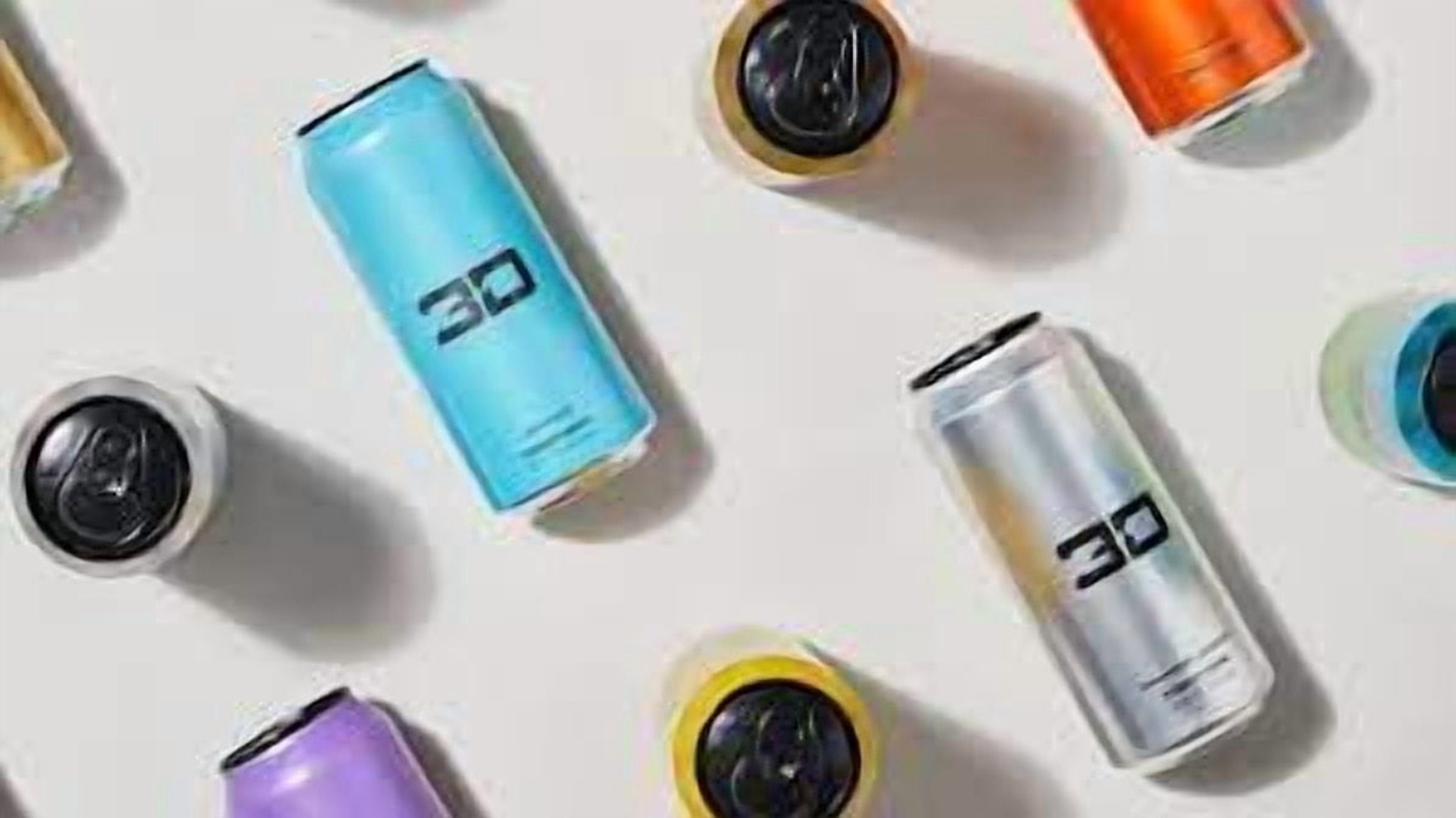 (6 pack) 3D ENERGY BLUEBERRY MIST SINGLE, 16OZ