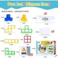thumbnail image 4 of 32PCS Tetra Tower Game Balance Stacking Block Toys, Stack Attack Game Team Tower for 2 Players, Family Game Night, Party, Travel, 4 of 4