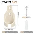 thumbnail image 2 of 8Pcs Bungee Ball Receivers Brackets, Universal Blinds Replacement Parts, Beige, 2 of 6