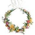 thumbnail image 1 of Tocado de corona de flores para boda, novia, niña de las flores, Halo, accesorios para fotos de maternidad, fiesta de festivales de boda, 1 of 6