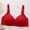 Red, variant on TAGOLD Womens Summer Plus Size Brs,Push Up Casual Bra for Womens,Woman's Solid Color Thin Style Ventilate Large Size Bra Without Steel Rim
