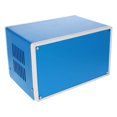 thumbnail image 3 of HUGFEGWE 7.09" x 5.12" x 4.33" Dustproof Electronic Junction Box Enclosure Case Junction Project Box for Electronic Projects Metal Blue CJB91-112628, 3 of 8
