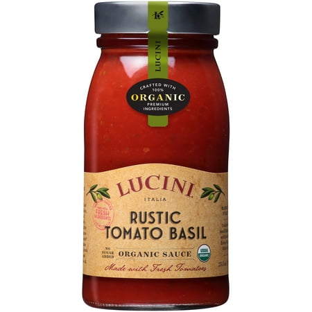 Lucini Italia® Rustic Tomato Basil Organic Sauce 25.5 oz.
