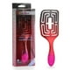 thumbnail image 1 of Candybrush Cepillo De Pelo Curvo Con Ventilación Desenredante Para Secado Con Secador Colorido Para Cabello Largo Y Liso Fino Para Mujeres Desenredante Cerdas Suaves Grande Negro-Rojo-Rosa Degradado, 1 of 1