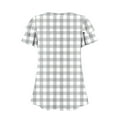 thumbnail image 6 of Women Summer Tops Short Sleeve Womens Tops Summer Summer Blouses Cotton Striped Shirts for Women Plus Size T Shirts for Women, 6 of 7