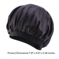 thumbnail image 3 of Sonducket Gorro para el pelo de ala ancha, bufanda para la cabeza de baño, gorro para dormir, gorro a la moda, turbantes, cubierta para la cabeza, Sombreros Negro Sonducket AP008211-13, 3 of 6