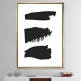 thumbnail image 3 of Black and White Geometric Company II - Mid-Century Modern Framed Canvas, 3 of 3