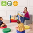 thumbnail image 5 of ECR4Kids SoftZone Contoured Rocking Chair, 12in Seat Height, Flexible Seating, Grey, 5 of 9
