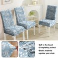 thumbnail image 4 of Vintage Butterfly Bloom Country Dining Chair Covers 4 Pack Washable Polyester Stretch Slipcovers Removable Seat Protector for Rustic Home, 4 of 6