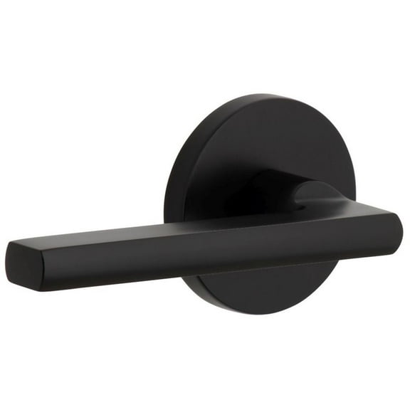 Viaggio Clomil_Psg_238_Lh Circolo Left Handed Solid Brass Passage Door Lever Set - Black