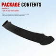 thumbnail image 6 of Ikon Motorsports Rear Window Roof Spoiler Compatible with 2009-2013 Honda Fit, Mug Style Gloss Black ABS Roofline Windshield Visor Spoiler Wing, 6 of 8