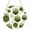 Green, variant on Pink Marble Round Front Door Welcome Sign, 5.9 Inch Wall Hanging Decor for Indoor Outdoor, Gold White Geometric Hexagon Modern Home Porch Hanger Decorations for Holiday Gift