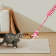 thumbnail image 5 of Door Mounted​​ Hanging Teaser Wand With Bells Door-Mounted Interactive Cat Toy Feather Attachment Self-Play Distraction Feather Toy​​, 5 of 6