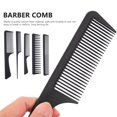 thumbnail image 3 of STRANDCHIC 5-Piece Rat Tail Hair Brush and Comb Set Carbon Fiber Black for Professional Hair Styling and Hairdressing, 3 of 8