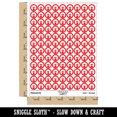 thumbnail image 2 of Chess Piece White Rook 200+ Round Stickers - Red - Gloss Finish - 0.50" Size, 2 of 3